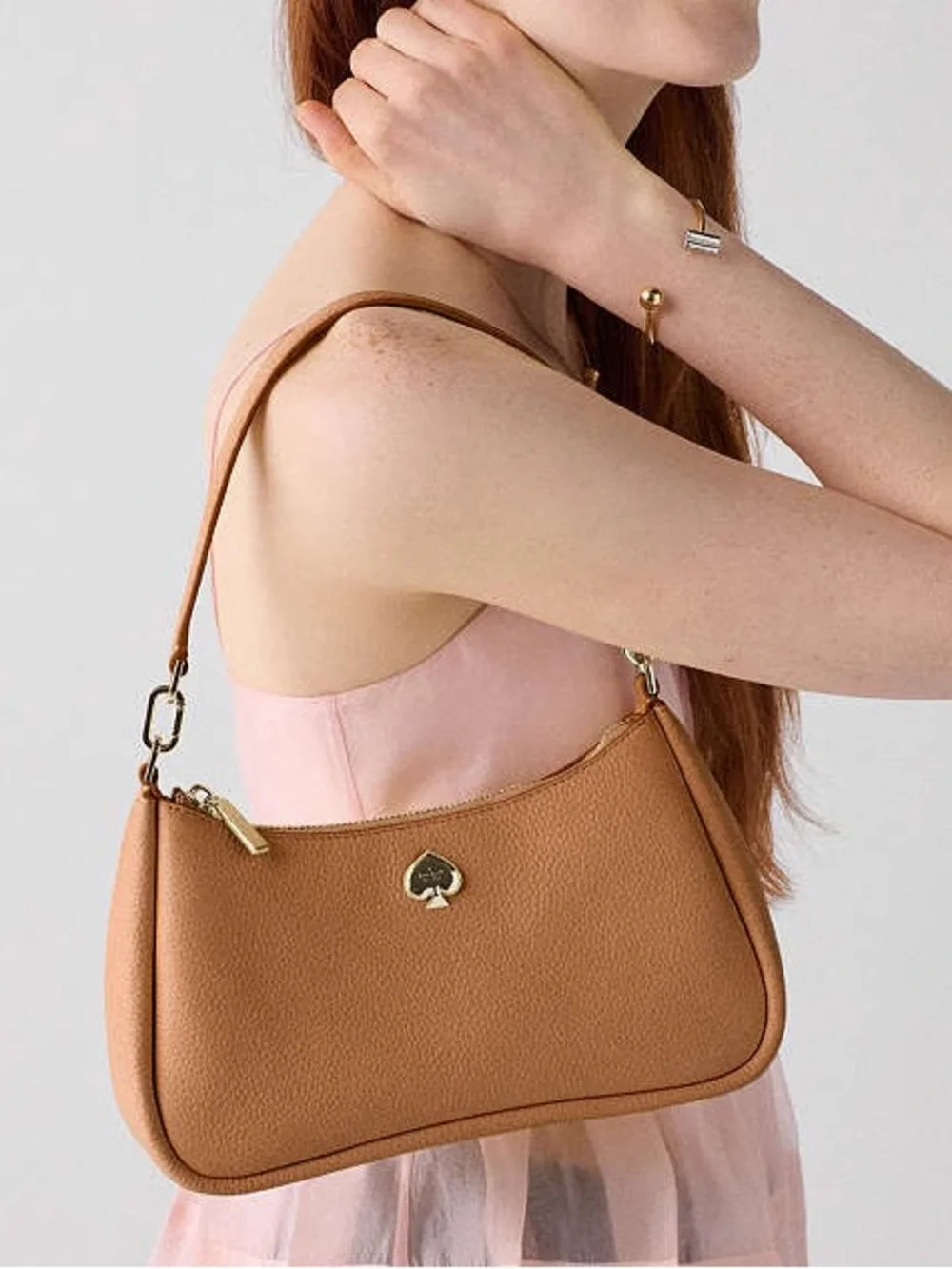 kate spade Kayla Pebbled Leather Shoulder Bag - Picture 1 of 7